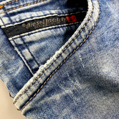 【現状渡し品】【メンズ】 DIESEL ディーゼル 0685I KROOLEY CB-NE JOGG JEANS ジョグジーンズ ズボン パンツ ボトムス 152-250612-ma-07-izu サイズ：26 カラー：ブルー系 万代Net店