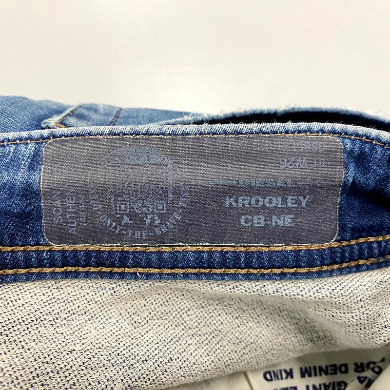 【現状渡し品】【メンズ】 DIESEL ディーゼル 0685I KROOLEY CB-NE JOGG JEANS ジョグジーンズ ズボン パンツ ボトムス 152-250612-ma-07-izu サイズ：26 カラー：ブルー系 万代Net店