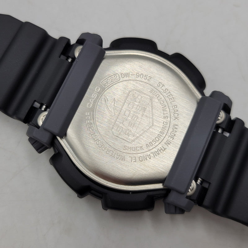 【中古美品】【メンズ/レディース】 G-SHOCK ジーショック DW-9052-1V 腕時計 199-260527-as-05-izu カラー：ブラック 万代Net店