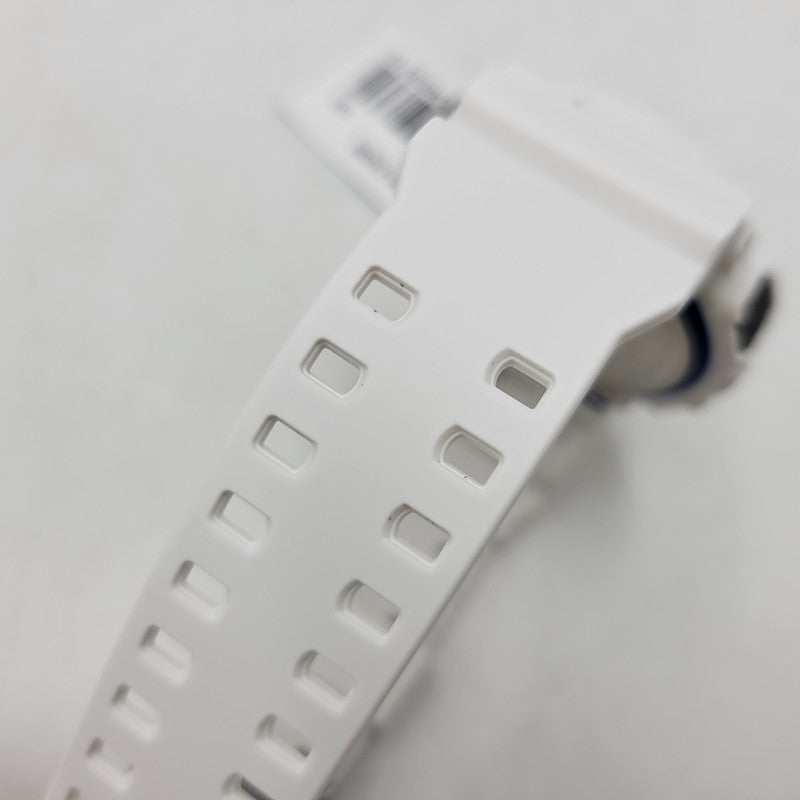 【中古美品】【メンズ/レディース】 G-SHOCK ジーショック GA-100B-7A 腕時計 時計 199-260526-kh-20-izu サイズ：55 × 51.2 × 16.9 mm カラー：ホワイト×ブラック 万代Net店