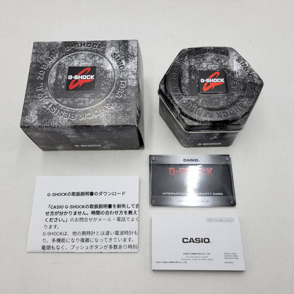 【中古美品】【メンズ/レディース】 G-SHOCK ジーショック GA-100B-7A 腕時計 時計 199-260526-kh-20-izu サイズ：55 × 51.2 × 16.9 mm カラー：ホワイト×ブラック 万代Net店