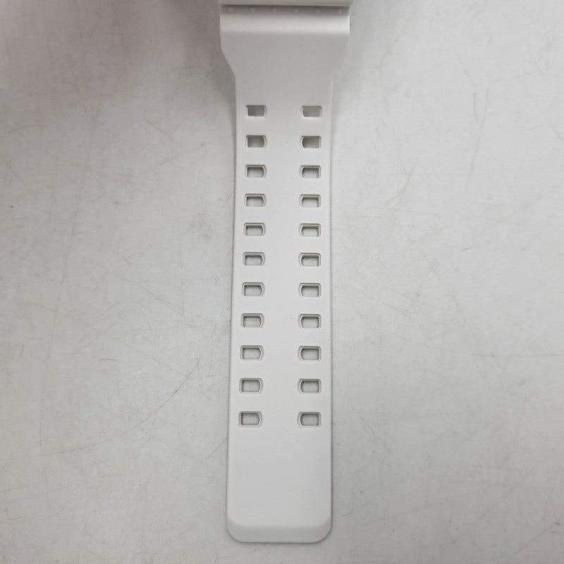 【中古美品】【メンズ/レディース】 G-SHOCK ジーショック GA-100B-7A 腕時計 時計 199-260526-kh-20-izu サイズ：55 × 51.2 × 16.9 mm カラー：ホワイト×ブラック 万代Net店