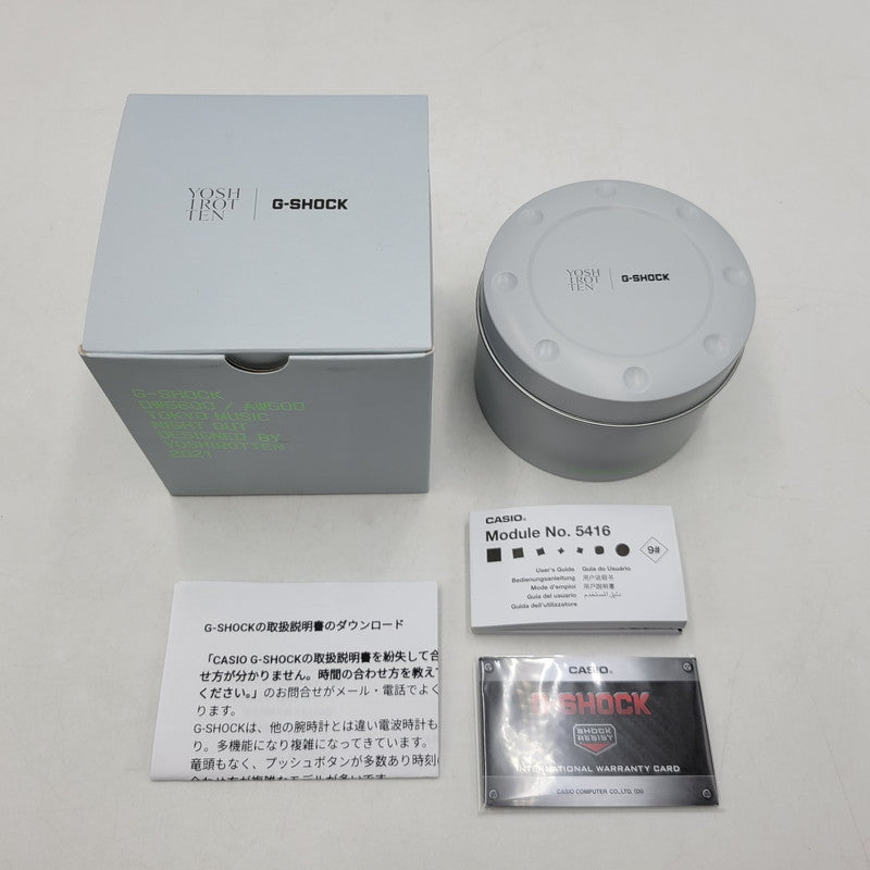 【中古美品】【メンズ/レディース】 G-SHOCK ジーショック AW-500MNT-1A 腕時計 時計 199-260526-kh-17-izu サイズ：55.2 × 47.7 × 14.7 mm カラー：ブラック 万代Net店
