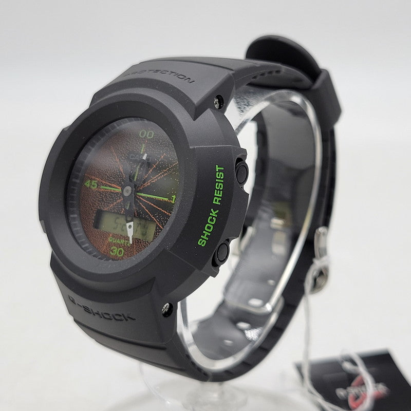 【中古美品】【メンズ/レディース】 G-SHOCK ジーショック AW-500MNT-1A 腕時計 時計 199-260526-kh-17-izu サイズ：55.2 × 47.7 × 14.7 mm カラー：ブラック 万代Net店
