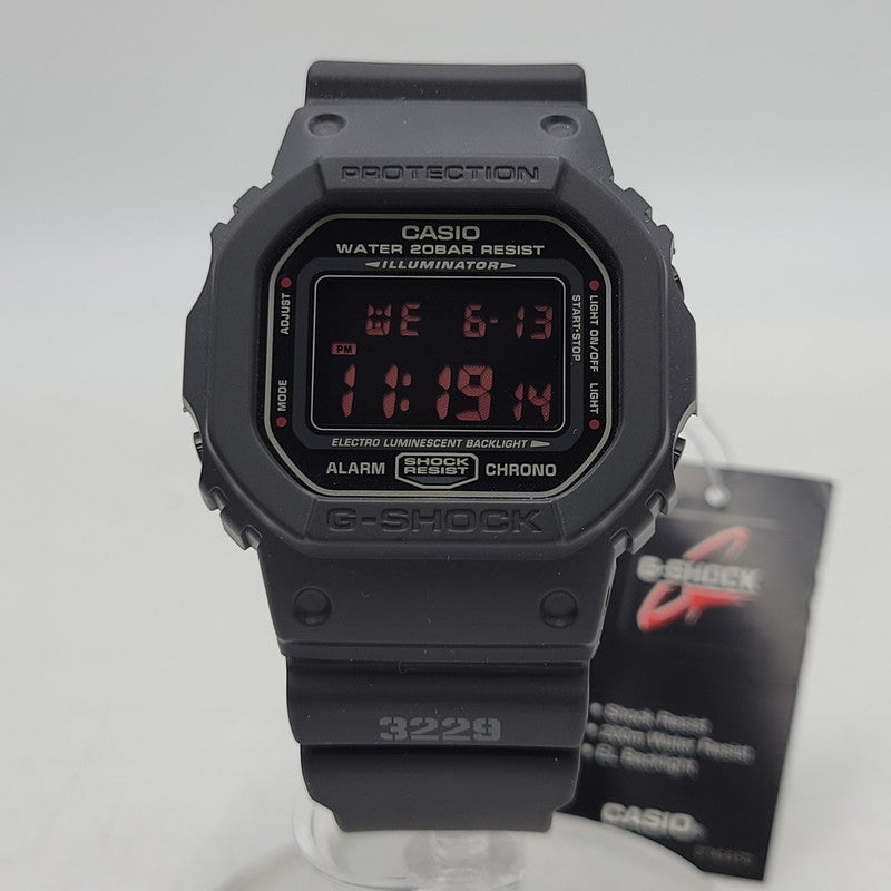 【中古美品】【メンズ/レディース】 G-SHOCK ジーショック DW-5600MS-1 腕時計 199-260527-as-11-izu サイズ：48.9 × 42.8 × 13.4 mm カラー：ブラック 万代Net店