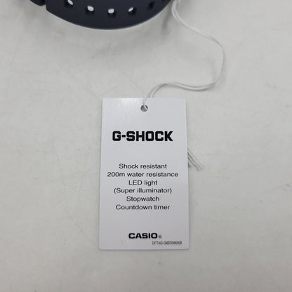 【中古美品】【メンズ/レディース】 G-SHOCK ジーショック GMD-S5600-2 腕時計 199-260527-as-02-izu サイズ：45.7 × 40.5 × 11.9 mm カラー：ネイビー 万代Net店