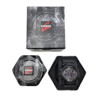 【中古美品】【メンズ/レディース】 G-SHOCK ジーショック GA-100CF-1ADR 腕時計 199-260527-as-12-izu サイズ：55 × 51.2 × 16.9 mm カラー：ブラック 万代Net店