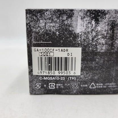 【中古美品】【メンズ/レディース】 G-SHOCK ジーショック GA-100CF-1ADR 腕時計 199-260527-as-12-izu サイズ：55 × 51.2 × 16.9 mm カラー：ブラック 万代Net店
