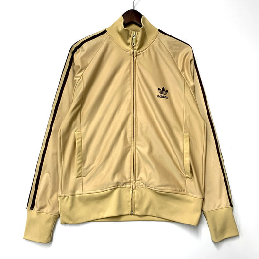 【中古品】【メンズ】 OLD ADIDAS オールドアディダス TRACK JACKET トラックジャケット 146-250608-as-07-izu サイズ：M カラー：ベージュ系 万代Net店