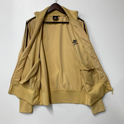 【中古品】【メンズ】 OLD ADIDAS オールドアディダス TRACK JACKET トラックジャケット 146-250608-as-07-izu サイズ：M カラー：ベージュ系 万代Net店