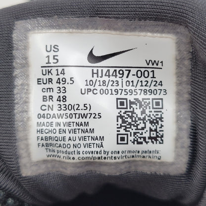 【中古美品】【メンズ】 NIKE ナイキ V2K RUN HJ4497-001 V2K ラン スニーカー シューズ 靴 160-250614-as-22-izu サイズ：33cm カラー：BLACK/DK SMOKE GREY-ANTHRACITE 万代Net店