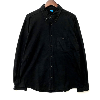 【中古品】【メンズ】 GOOD ON グッドオン USA製 LS SNAP BUTTON SHIRT ロングスリーブ スナップボタンシャツ トップス 長袖 145-250612-ma-13-izu サイズ：S カラー：BLACK 万代Net店