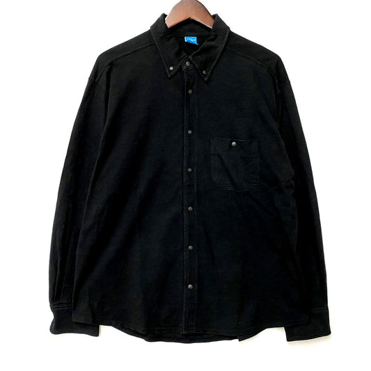【中古品】【メンズ】 GOOD ON グッドオン USA製 LS SNAP BUTTON SHIRT ロングスリーブ スナップボタンシャツ トップス 長袖 145-250612-ma-13-izu サイズ：S カラー：BLACK 万代Net店