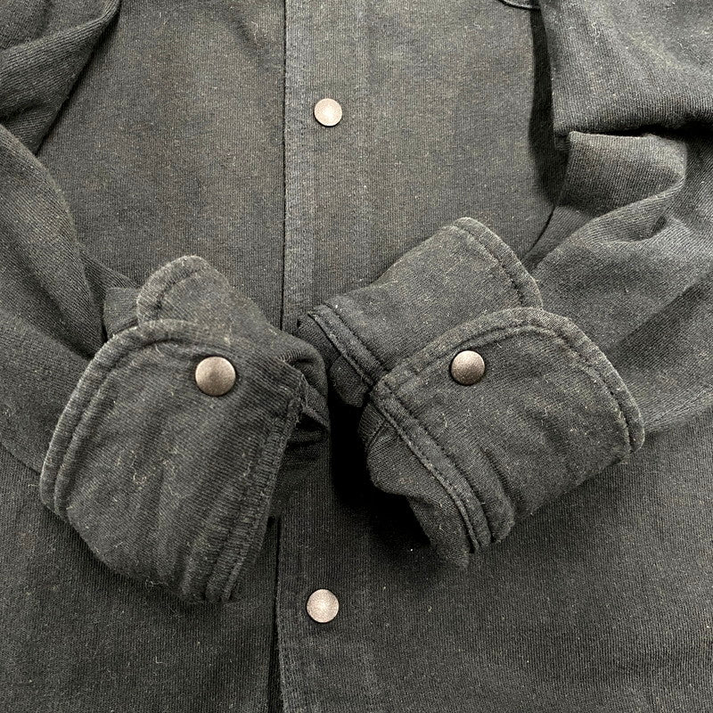【中古品】【メンズ】 GOOD ON グッドオン USA製 LS SNAP BUTTON SHIRT ロングスリーブ スナップボタンシャツ トップス 長袖 145-250612-ma-13-izu サイズ：S カラー：BLACK 万代Net店