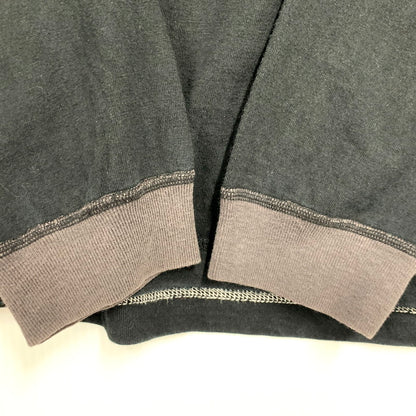 【中古品】【メンズ】 BARNS OUTFITTERS バーンズアウトフィッターズ LS HENLEYNECK CUT AND SEW ”BLACK" 長袖 黒 145-250703-rk-08-izu サイズ：M カラー：ブラック 万代Net店
