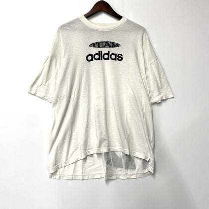 【中古品】【メンズ】 adidas アディダス TEAM ADIDAS SS TEE ショートスリーブ Tシャツ 半袖 トップス 146-250705-as-22-izu カラー：ホワイト 万代Net店