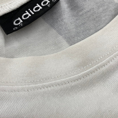 【中古品】【メンズ】 adidas アディダス TEAM ADIDAS SS TEE ショートスリーブ Tシャツ 半袖 トップス 146-250705-as-22-izu カラー：ホワイト 万代Net店