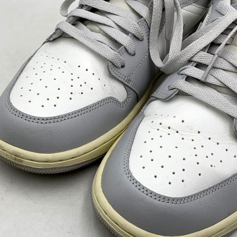 【中古品】【メンズ】 NIKE ナイキ DC0774-103 WOMEN'S AIR JORDAN 1 LOW ウィメンズ エアジョーダン 1 ロー 靴 スニーカー シューズ 160-250613-ma-28-izu サイズ：29cm カラー：ライトグレー/セイル 万代Net店