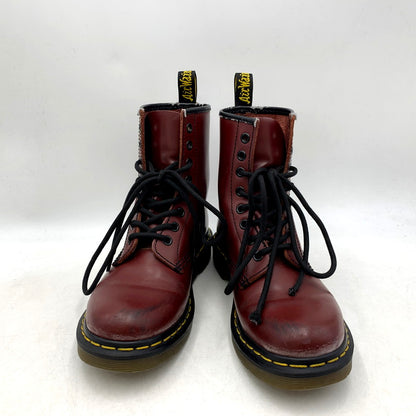 【現状渡し品】【レディース】 Dr.Martens ドクターマーチン 8EYE SHOE エイトホールブーツ 靴 シューズ 167-250614-ma-14-izu サイズ：UK4/23.5cm カラー：CHERRY RED 万代Net店