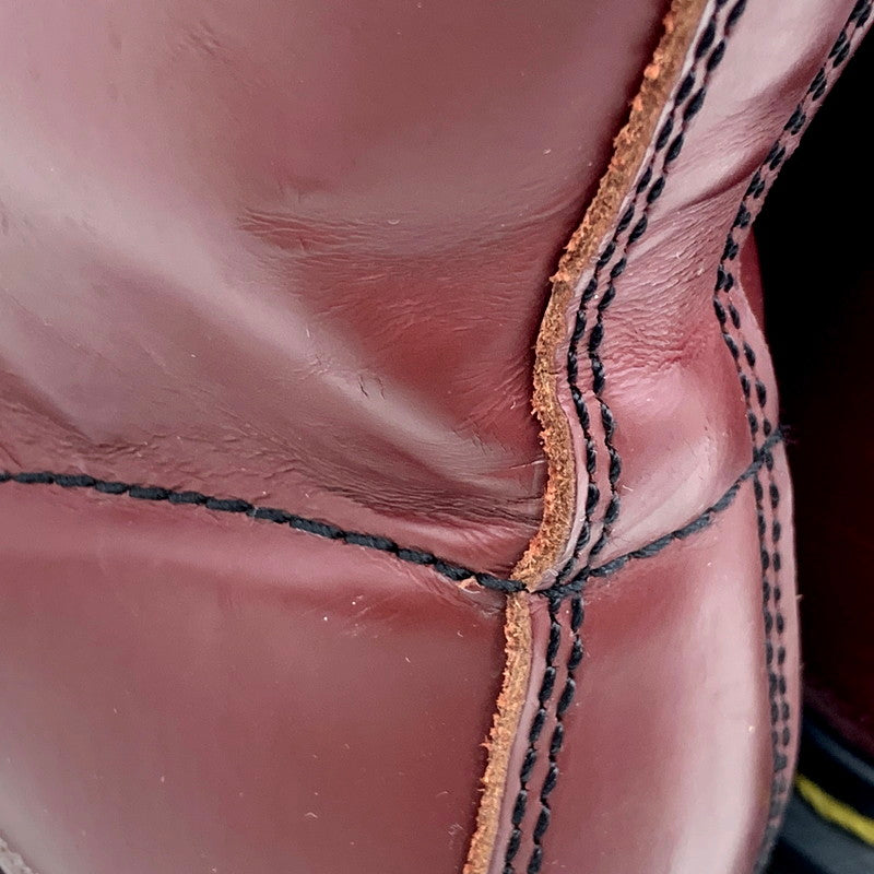 【現状渡し品】【レディース】 Dr.Martens ドクターマーチン 8EYE SHOE エイトホールブーツ 靴 シューズ 167-250614-ma-14-izu サイズ：UK4/23.5cm カラー：CHERRY RED 万代Net店