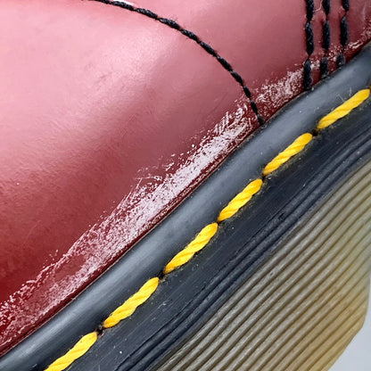 【現状渡し品】【レディース】 Dr.Martens ドクターマーチン 8EYE SHOE エイトホールブーツ 靴 シューズ 167-250614-ma-14-izu サイズ：UK4/23.5cm カラー：CHERRY RED 万代Net店