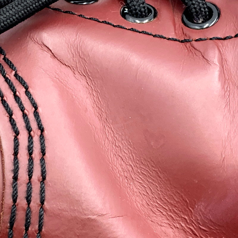 【現状渡し品】【レディース】 Dr.Martens ドクターマーチン 8EYE SHOE エイトホールブーツ 靴 シューズ 167-250614-ma-14-izu サイズ：UK4/23.5cm カラー：CHERRY RED 万代Net店