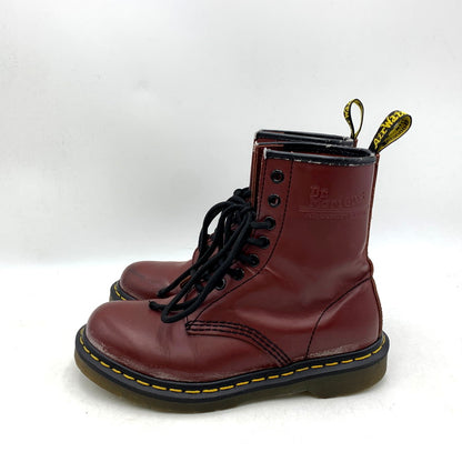 【現状渡し品】【レディース】 Dr.Martens ドクターマーチン 8EYE SHOE エイトホールブーツ 靴 シューズ 167-250614-ma-14-izu サイズ：UK4/23.5cm カラー：CHERRY RED 万代Net店