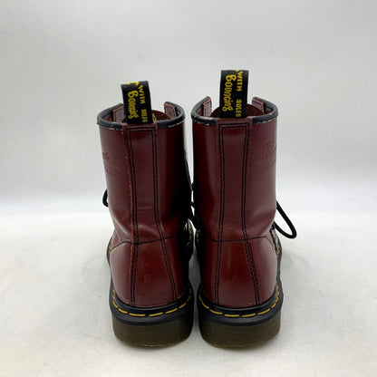 【現状渡し品】【レディース】 Dr.Martens ドクターマーチン 8EYE SHOE エイトホールブーツ 靴 シューズ 167-250614-ma-14-izu サイズ：UK4/23.5cm カラー：CHERRY RED 万代Net店
