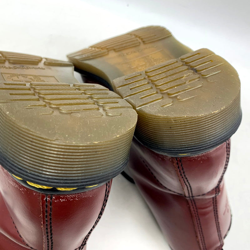 【現状渡し品】【レディース】 Dr.Martens ドクターマーチン 8EYE SHOE エイトホールブーツ 靴 シューズ 167-250614-ma-14-izu サイズ：UK4/23.5cm カラー：CHERRY RED 万代Net店