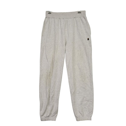 【中古品】【メンズ】 A BATHING APE アベイシングエイプ 001PTH701001M ONE POINT APE HEAD SWEAT PANTS ワンポイントエイプヘッドスウェットパンツ ズボン ボトムス 153-250614-ma-07-izu サイズ：XL カラー：ライトグレー 万代Net店