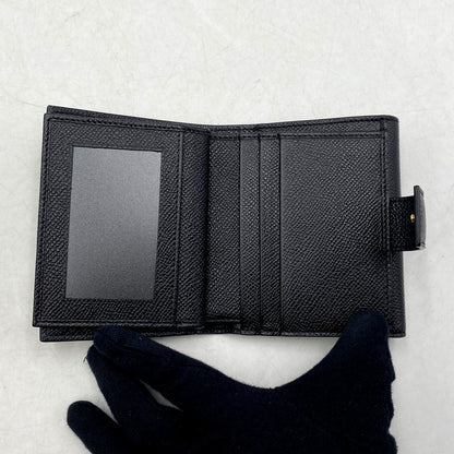 【中古美品】【レディース】 Salvatore Ferragamo サルヴァトーレフェラガモ 22 A926/257 ヴァラリボン 二つ折り財布 ウォレット 181-250610-as-17-izu カラー：ブラック 万代Net店