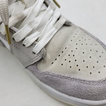 【中古品】【レディース】 NIKE ナイキ AIR JORDAN 1 LOW CV3043-100 エア ジョーダン 1 ロー スニーカー シューズ 靴 166-250614-as-21-izu サイズ：24.5cm カラー：WHITE/SKY GREY-FOOTBALL GREY 万代Net店