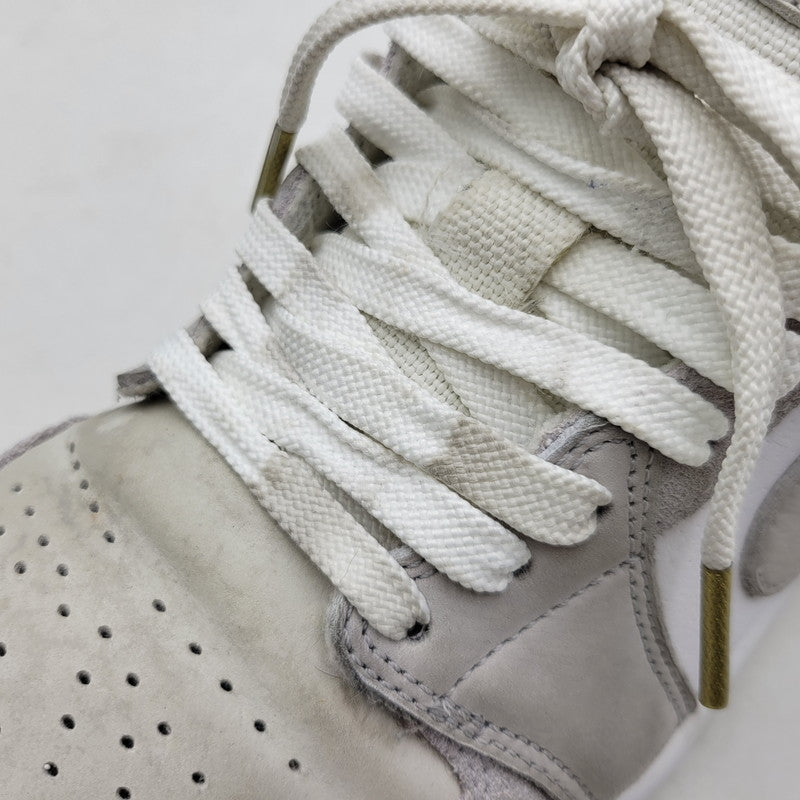 【中古品】【レディース】 NIKE ナイキ AIR JORDAN 1 LOW CV3043-100 エア ジョーダン 1 ロー スニーカー シューズ 靴 166-250614-as-21-izu サイズ：24.5cm カラー：WHITE/SKY GREY-FOOTBALL GREY 万代Net店