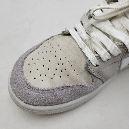 【中古品】【レディース】 NIKE ナイキ AIR JORDAN 1 LOW CV3043-100 エア ジョーダン 1 ロー スニーカー シューズ 靴 166-250614-as-21-izu サイズ：24.5cm カラー：WHITE/SKY GREY-FOOTBALL GREY 万代Net店