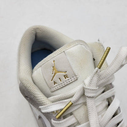 【中古品】【レディース】 NIKE ナイキ AIR JORDAN 1 LOW CV3043-100 エア ジョーダン 1 ロー スニーカー シューズ 靴 166-250614-as-21-izu サイズ：24.5cm カラー：WHITE/SKY GREY-FOOTBALL GREY 万代Net店