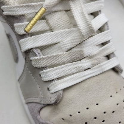 【中古品】【レディース】 NIKE ナイキ AIR JORDAN 1 LOW CV3043-100 エア ジョーダン 1 ロー スニーカー シューズ 靴 166-250614-as-21-izu サイズ：24.5cm カラー：WHITE/SKY GREY-FOOTBALL GREY 万代Net店