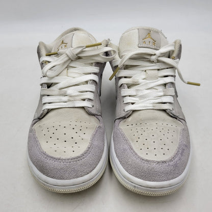 【中古品】【レディース】 NIKE ナイキ AIR JORDAN 1 LOW CV3043-100 エア ジョーダン 1 ロー スニーカー シューズ 靴 166-250614-as-21-izu サイズ：24.5cm カラー：WHITE/SKY GREY-FOOTBALL GREY 万代Net店