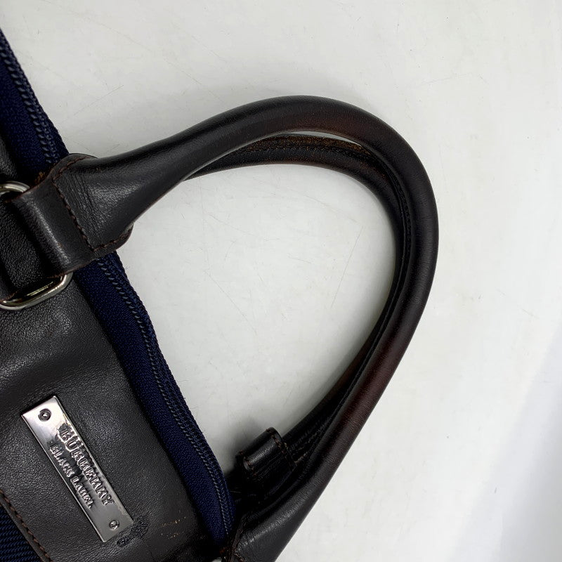 【中古品】【メンズ】 BURBERRY BLACK LABEL バーバリーブラックレーベル D1115-610-28 BRIEF CASE ブリーフケース 鞄 カバン バッグ 188-250614-ma-10-izu カラー：ネイビー 万代Net店
