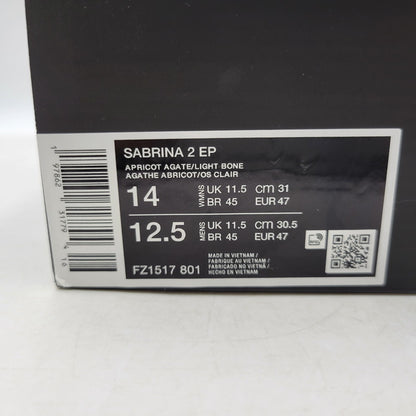 【中古品】【メンズ】 NIKE ナイキ SABRINA 2 EP FZ1517-801 サブリナ 2 EP スニーカー シューズ 靴 160-250609-as-18-izu サイズ：31cm カラー：APRICOT AGATE/LIGHT BONE 万代Net店