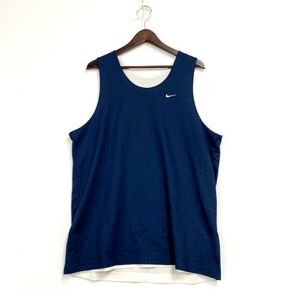 【中古品】【メンズ】 NIKE ナイキ REVERSIBLE BASKETBALL GAME SHIRT リバーシブル バスケットボール ゲームシャツ トップス 146-250613-as-06-izu サイズ：XL カラー：ネイビー/ホワイト 万代Net店