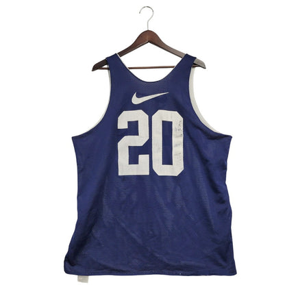 【中古品】【メンズ】 NIKE ナイキ NUMBERLING 20 REVERSIBLE BASKETBALL GAME SHIRT リバーシブル バスケットボール ゲームシャツ 銀タグ USA製 トップス 146-250609-as-05-izu サイズ：XL カラー：ホワイト/ネイビー 万代Net店