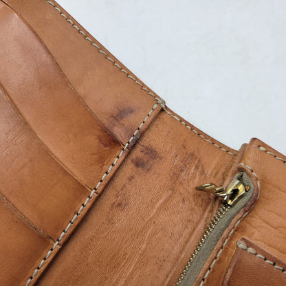 【中古品】【メンズ】 革蛸 JAPANG ジパング LEATHER LONG WALLET レザー ロングウォレット 般若 コンチョ付き 長財布 200-250609-as-14-izu カラー：ブラック×ブラウン 万代Net店