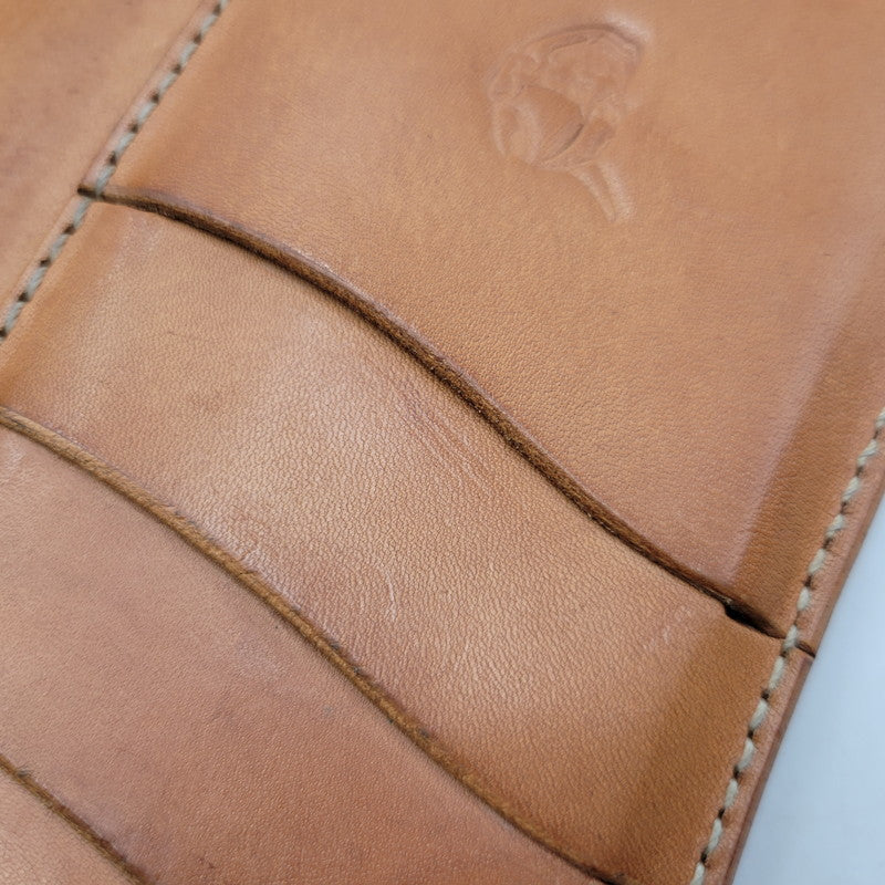 【中古品】【メンズ】 革蛸 JAPANG ジパング LEATHER LONG WALLET レザー ロングウォレット 般若 コンチョ付き 長財布 200-250609-as-14-izu カラー：ブラック×ブラウン 万代Net店