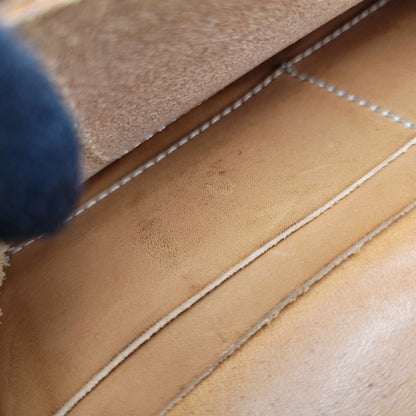 【中古品】【メンズ】 革蛸 JAPANG ジパング LEATHER LONG WALLET レザー ロングウォレット 般若 コンチョ付き 長財布 200-250609-as-14-izu カラー：ブラック×ブラウン 万代Net店