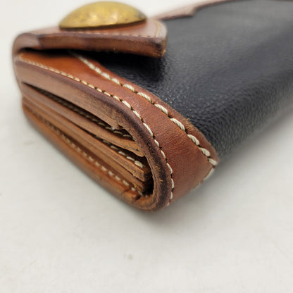 【中古品】【メンズ】 革蛸 JAPANG ジパング LEATHER LONG WALLET レザー ロングウォレット 般若 コンチョ付き 長財布 200-250609-as-14-izu カラー：ブラック×ブラウン 万代Net店