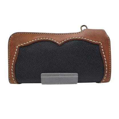 【中古品】【メンズ】 革蛸 JAPANG ジパング LEATHER LONG WALLET レザー ロングウォレット 般若 コンチョ付き 長財布 200-250609-as-14-izu カラー：ブラック×ブラウン 万代Net店