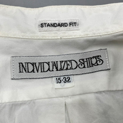 【中古品】【メンズ】 STANDARD FIT BAND COLLAR SHIRT スタンダードフィット バンドカラーシャツ 長袖 トップス 141-250613-as-08-izu サイズ：15-32 カラー：ホワイト 万代Net店