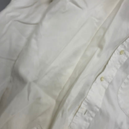 【中古品】【メンズ】 STANDARD FIT BAND COLLAR SHIRT スタンダードフィット バンドカラーシャツ 長袖 トップス 141-250613-as-08-izu サイズ：15-32 カラー：ホワイト 万代Net店