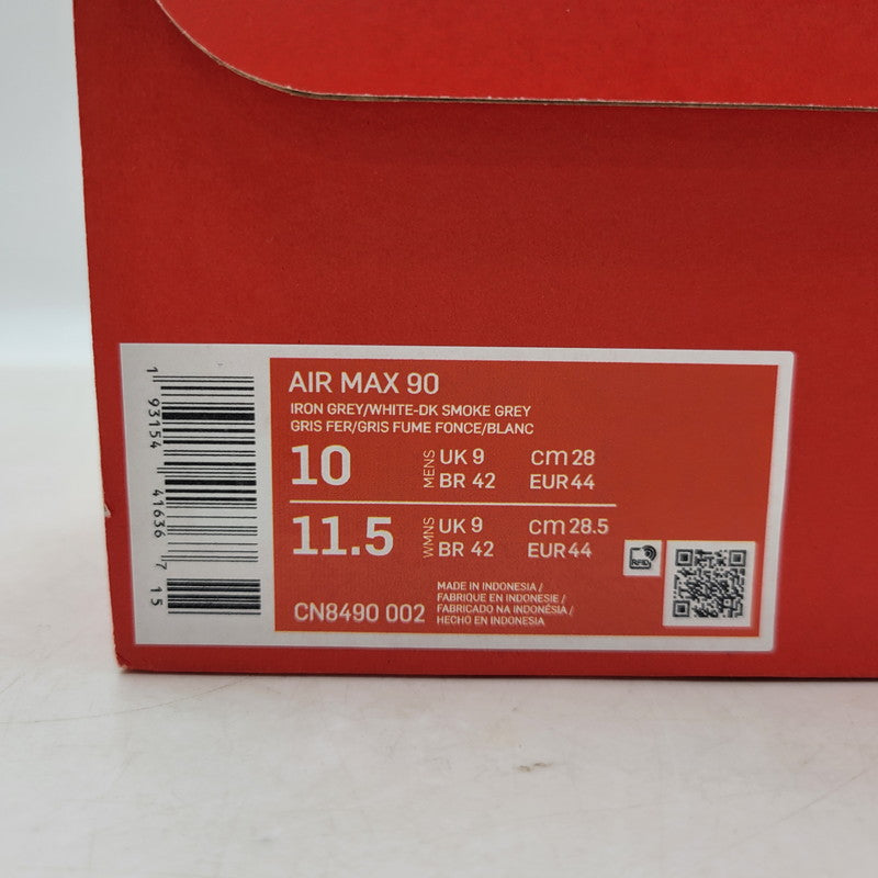 【中古品】【メンズ】 NIKE ナイキ AIR MAX 90 CN8490-002 エアマックス 90 スニーカー シューズ 靴 160-250614-as-20-izu サイズ：28cm カラー：IRON GREY/WHITE-DK SMOKE GREY 万代Net店
