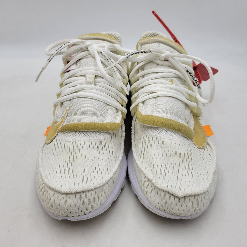 【中古品】【メンズ】 NIKE ナイキ × OFF-WHITE オフホワイト THE 10 : NIKE AIR PRESTO AA3830-100 エア プレスト スニーカー シューズ 靴 160-250609-as-20-izu サイズ：27cm カラー：WHITE/BLACK-CONE 万代Net店